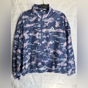 Reebok Womens essential Woven Print Windbreaker jacket